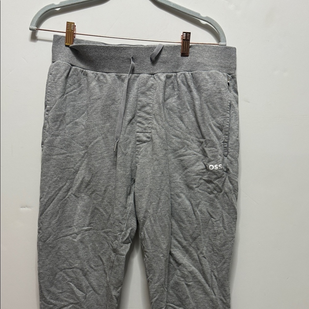 Boss Men's Light Gray Joggers